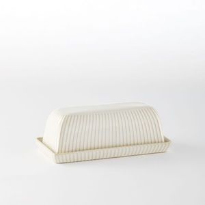 West Elm Textured Butter Dish